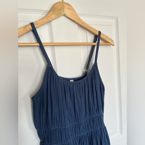 Pact French Navy Coastal Double Gauze Cami Maxi Dress in French Navy. XS. - Picture 6 of 8